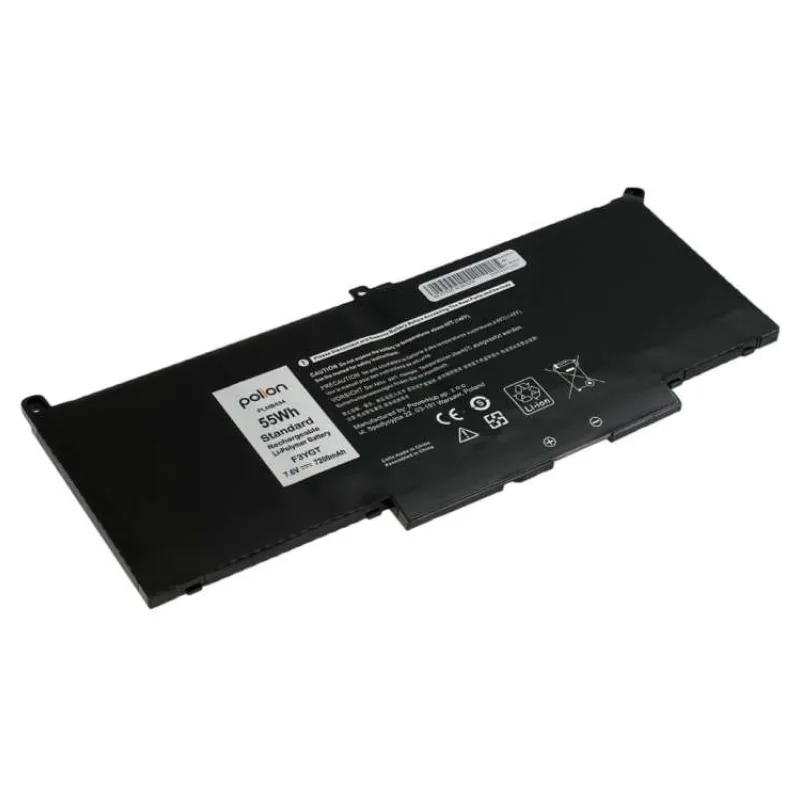 TRX Baterie Polion F3YGT pro notebooky DELL 451-BBYE Latitude 7280 7290 7380 7390 7480 7490 - 7200mAh 55Wh/ neoriginální (TRX-PLNB434)