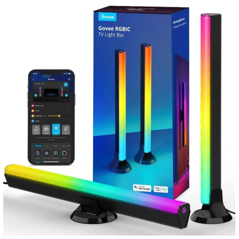 Govee SMART LED RGBIC Panel 38cm pro TV 43-75" - 2ks (H6046311)
