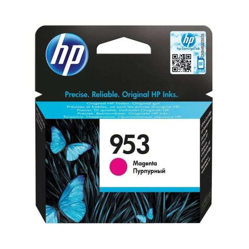 HP inkoustová kazeta 953 purpurová F6U13AE originál (F6U13AE)