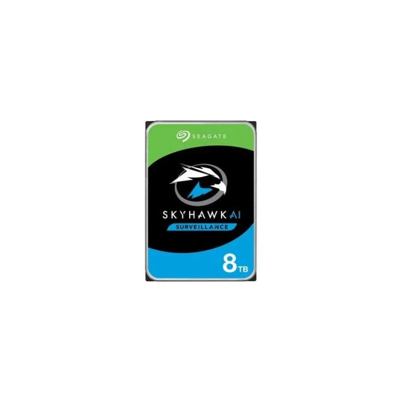 Seagate SkyHawk AI 8TB HDD / ST8000VE001 / Interní 3,5" / 7200 RPM / SATA 6Gb/s / 256 MB (ST8000VE001)