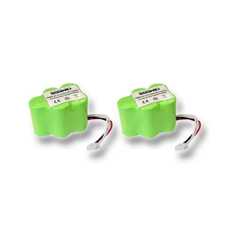 GOOWEI ENERGY Baterie Ecovacs Deebot D54, D56, D58, D59 – NiMH 3000 mAh (Ecovacs Deebot)
