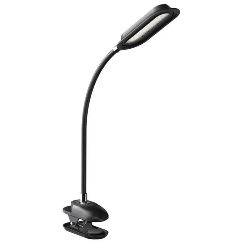 IMMAX LED stolní lampička CLIP/ 7,5W/ DC 12V/1A/ CCT/ IP20/ černá (08998L)