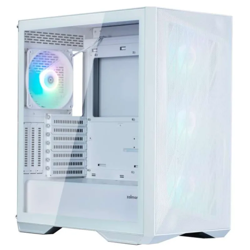 Zalman skříň Z9 Iceberg white / Middle tower / ATX / 4x140mm fan ARGB / temperované sklo / bílá (Z9 Iceberg MS White)