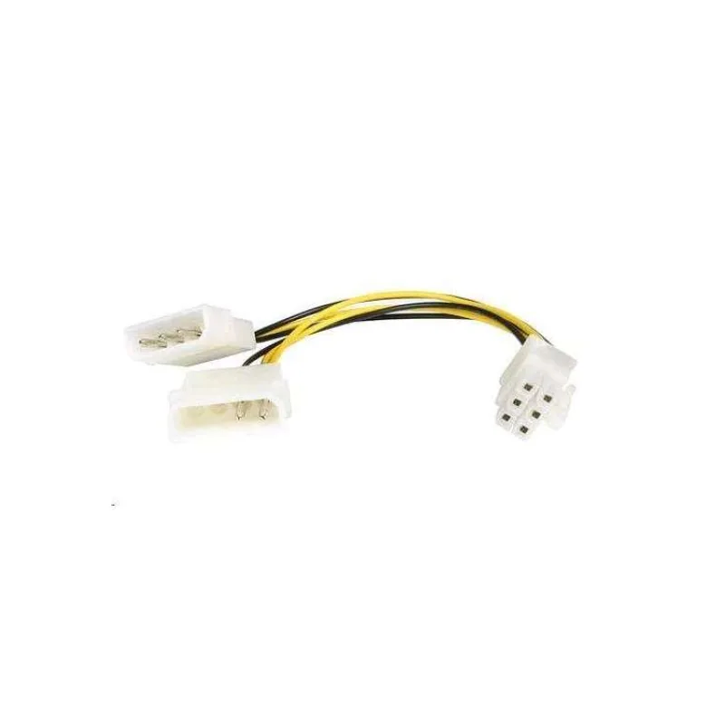 PREMIUMCORD 5,25" Molex - 6pinová redukcia napájania pre grafické karty PCI-E (kn-9)
