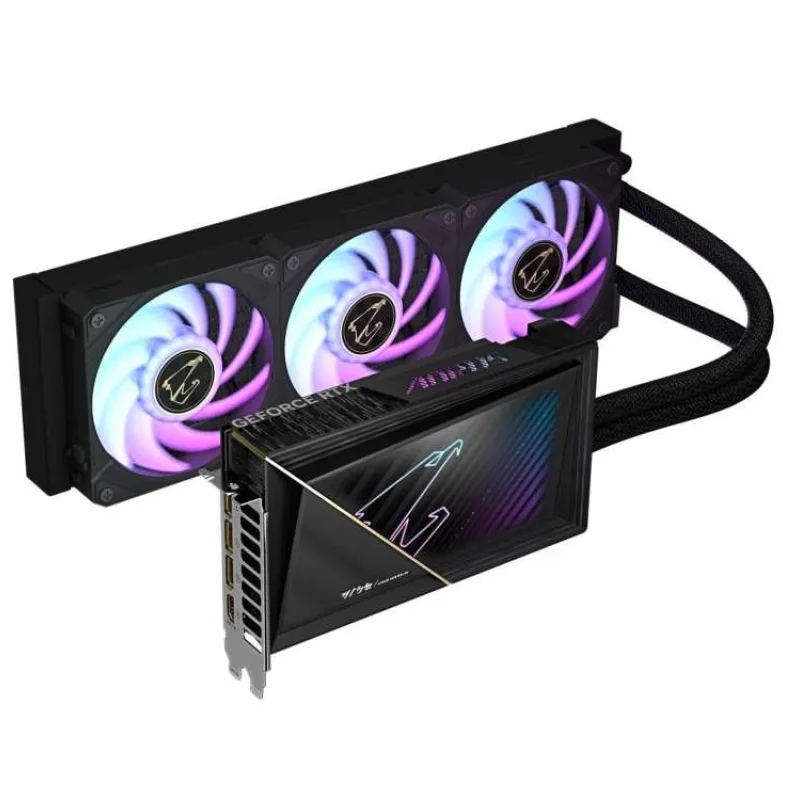 GIGABYTE VGA NVIDIA GeForce RTX 5080 XTREME WATERFORCE 16G, 16G GDDR7, 3xDP, 1xHDMI (GV-N5080AORUSX W-16GD)