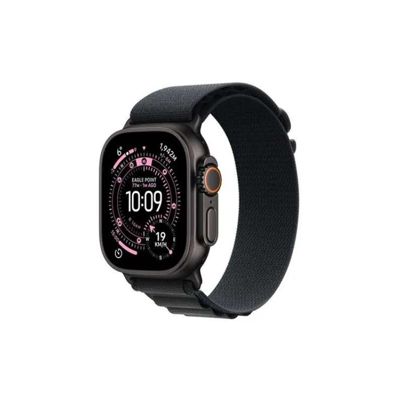 Apple Watch Ultra 3 GPS + Cellular 49mm Čierny titán s čiernym alpským ťahom - L (MF0X4QC/A)
