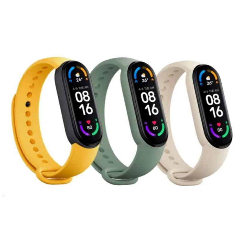 Xiaomi Mi Smart Band 6 Strap(3 pack) Ivory/Olive/Yellow (34141)