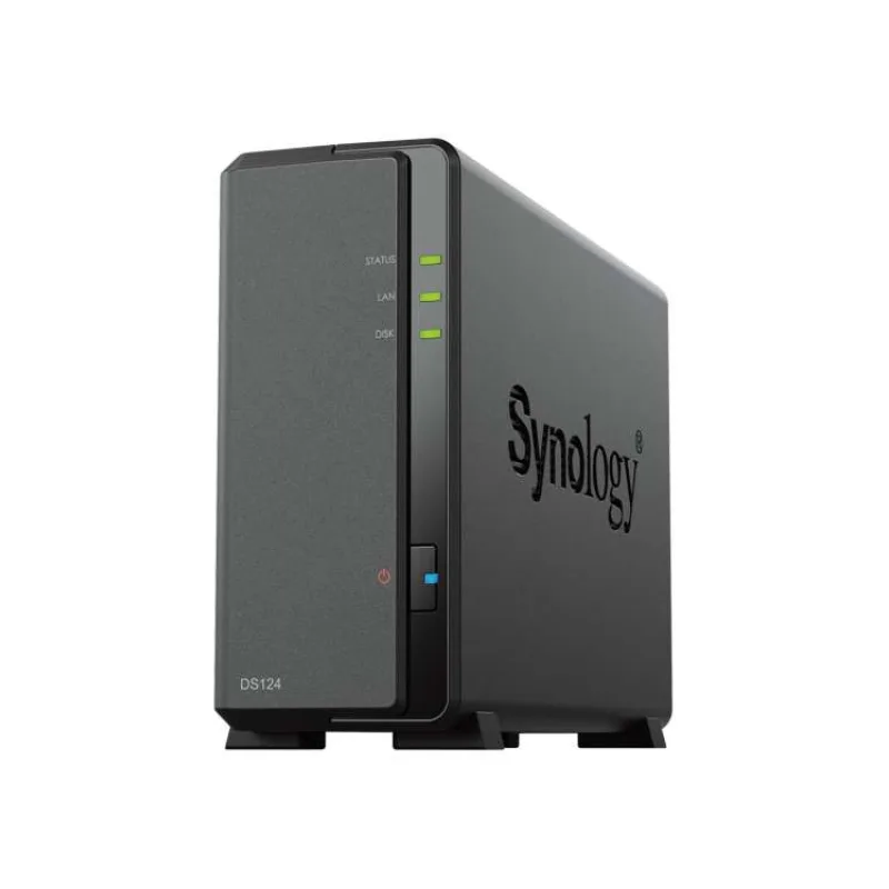 Synology DS124 1x SATA, 1GB RAM, 2x USB 3.0, 1x GbE (DS124)
