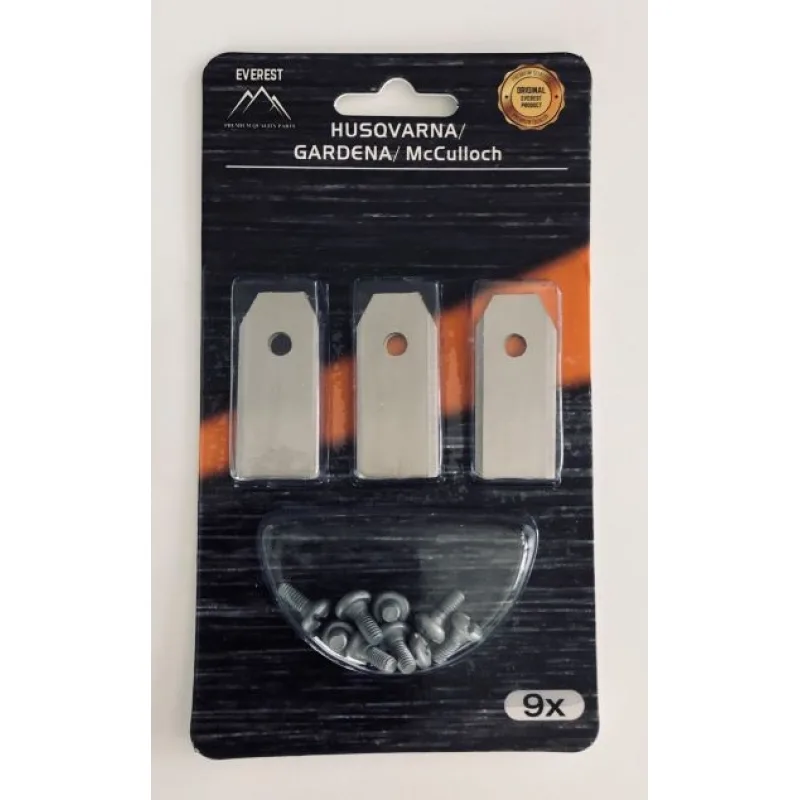 NÔŽ ROBOTICKÝCH KOSAČEK HUSQVARNA GARDENA 43mm - SADA 9 ks