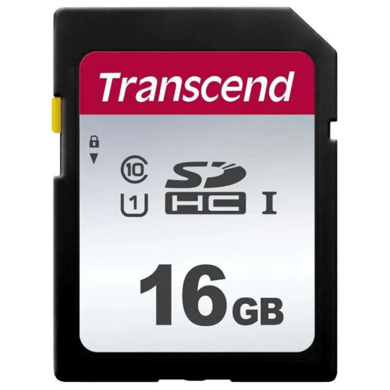 Transcend 16GB SDHC 300S (Class 10) UHS-I U1 paměťová karta (TS16GSDC300S)