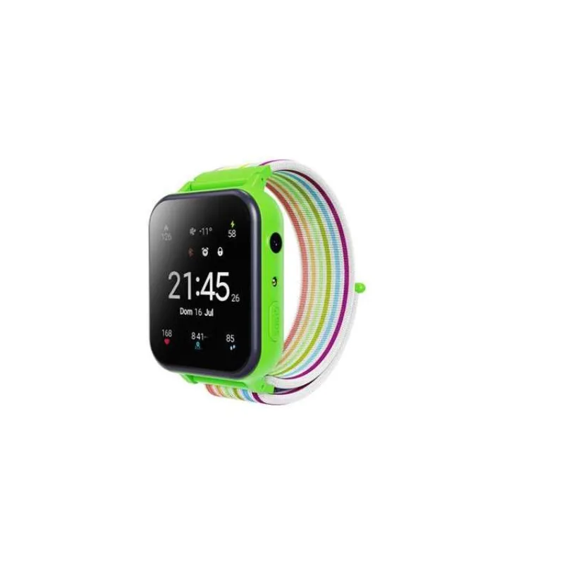 Canyon KW-37 Alfie, smart hodinky pre deti, IPS displej 1,69", IP66, 512Mb, MP3, hry, kamera, zelené (CNE-KW37GB)