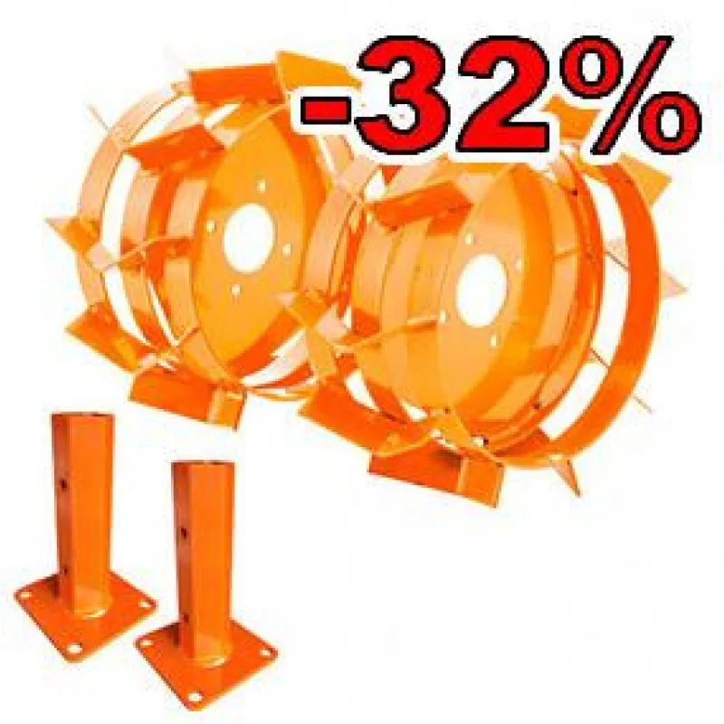 Kovové kolesá PÁR 500 TS320 + poloosy