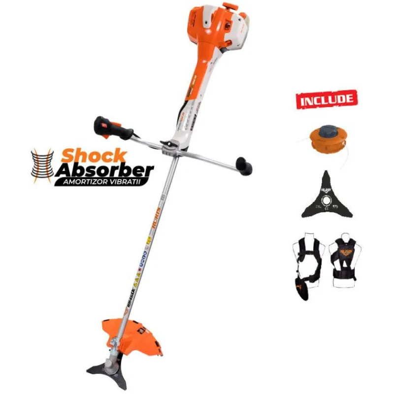 Motorový krovinorez s anitivibračnou rukoväťou RURIS RR460C