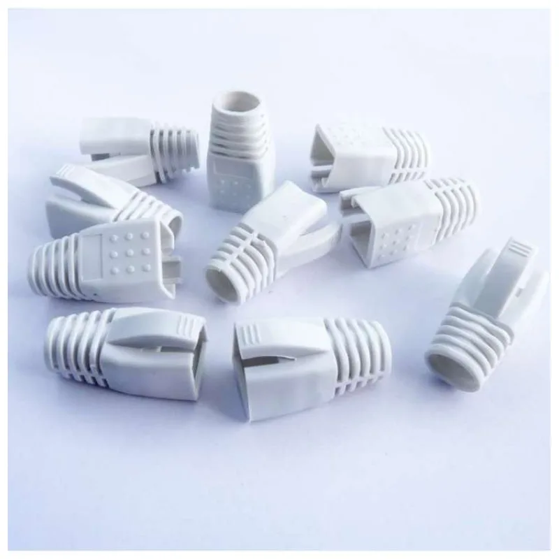 DATACOM Návlek pro plug RJ45 (CAT6A,CAT7) bílý (10ks) (4391)