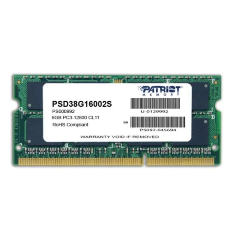 Patriot/SO-DIMM DDR3/8GB/1600MHz/CL11/1x8GB (PSD38G16002S)