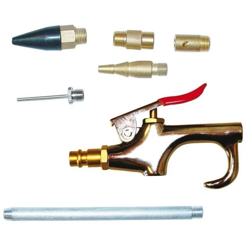 Vyfukovacia pištoľ s príslušenstvom, 7-dielna sada