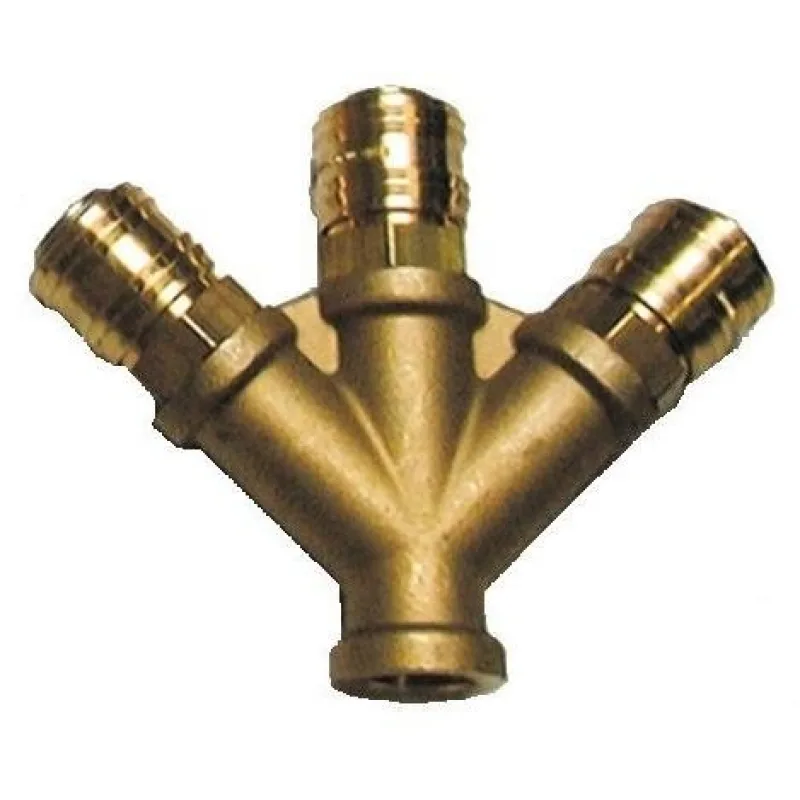 Rozdeľovač trojitý 3/8" IG SB