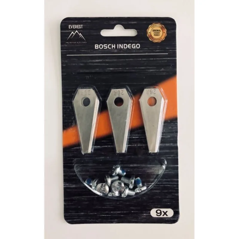 NÔŽ ROBOTICKÝCH KOSAČEK BOSCH - SADA 9 ks