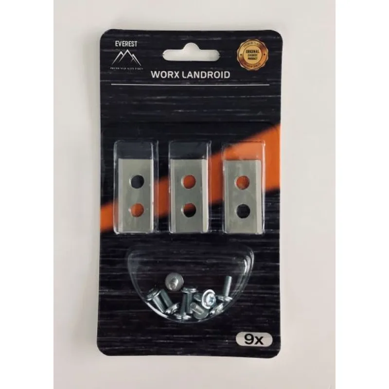 NÔŽ ROBOTICKÝCH KOSAČEK WORX NAC - SADA 9 ks