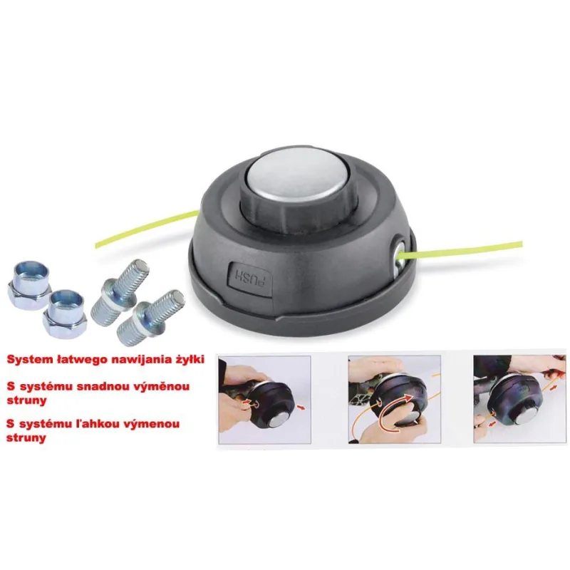 STRUNOVÁ HLAVA POLOAUTOMATICKÁ PRO 10x1.25Z