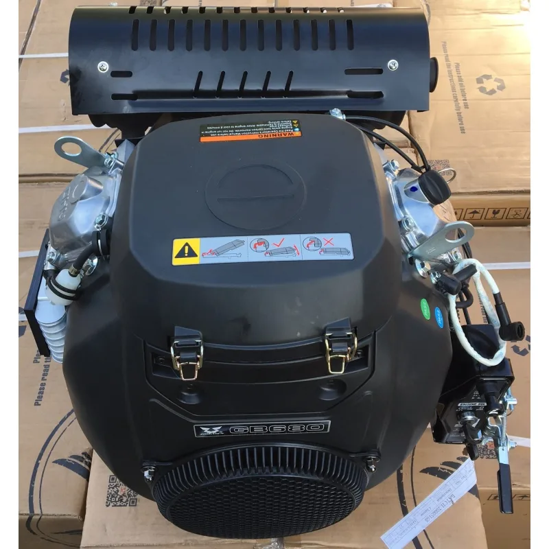 MOTOR ZONGSHEN GB680 680cc 22 TWIN horizontálna hriadeľ 25.4mm