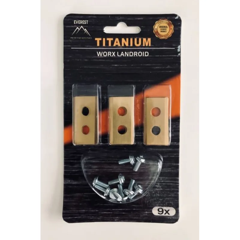 NÔŽ ROBOTICKÝCH KOSAČEK WORX NAC TYTAN - SADA 9 ks