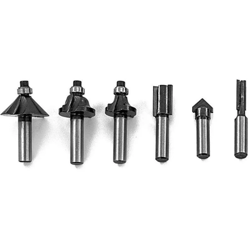 Frézky pre vrchnú frézu OF 1200 E, 6-dielna sada