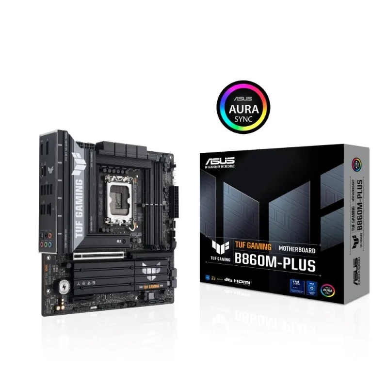 ASUS MB Sc LGA1851 TUF GAMING B860M-PLUS, Intel B860, 4xDDR5, 1xUSB4, …