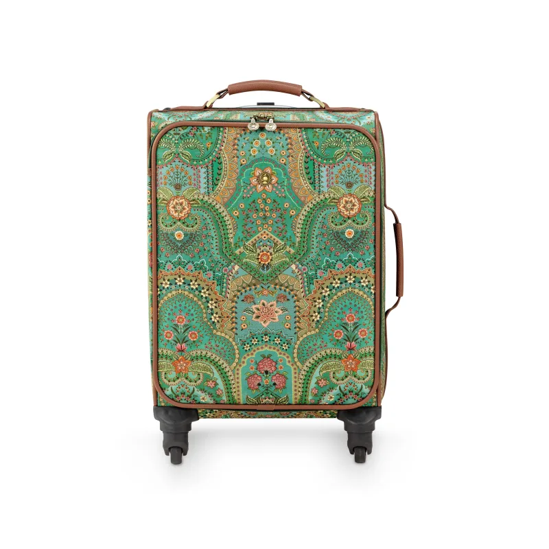 Pip Studio Tosca Jabali cestovní kufr na kolečkách, zelený