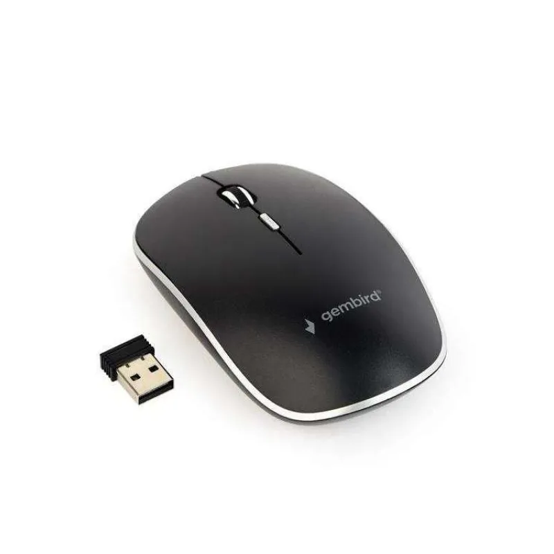 Gembird Myš MUSW-4B-01, černá, bezdrátová, USB nano receiver (MUSW-4B-01)