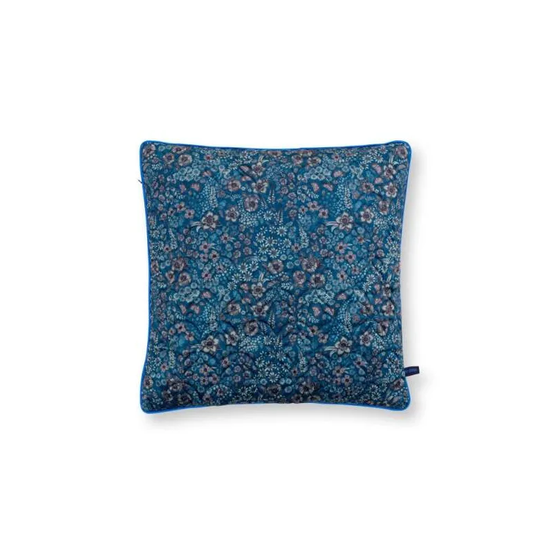 Pip Studio dekorační polštář Quilted Daisy Dreams 50x50 cm, modrý