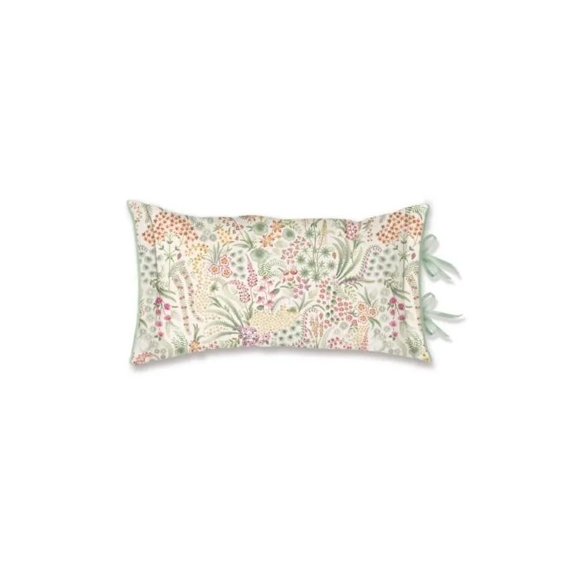 Pip Studio polštář Lodi Garden 35x60cm, bílý