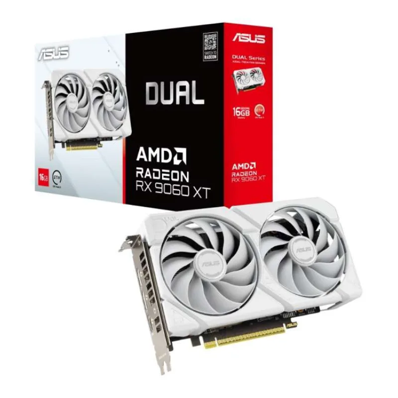 ASUS DUAL-RX9060XT-16G-WHITE (90YV0LG3-M0NA00)