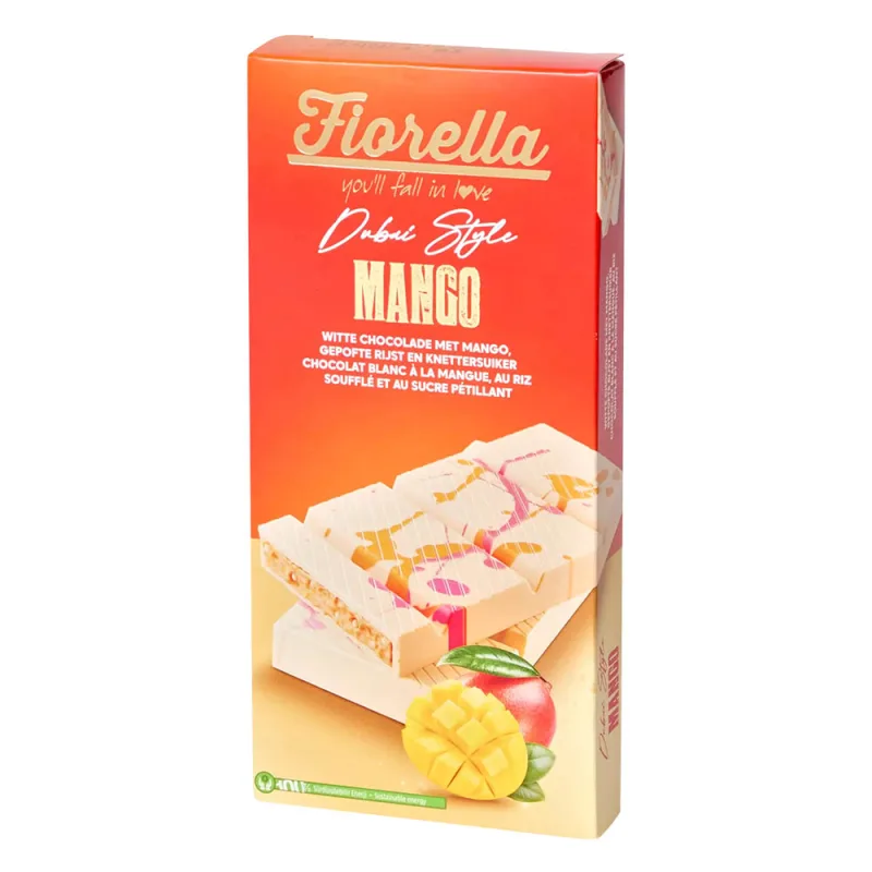 Fiorella Dubai Style Mango White Chocolate 200g