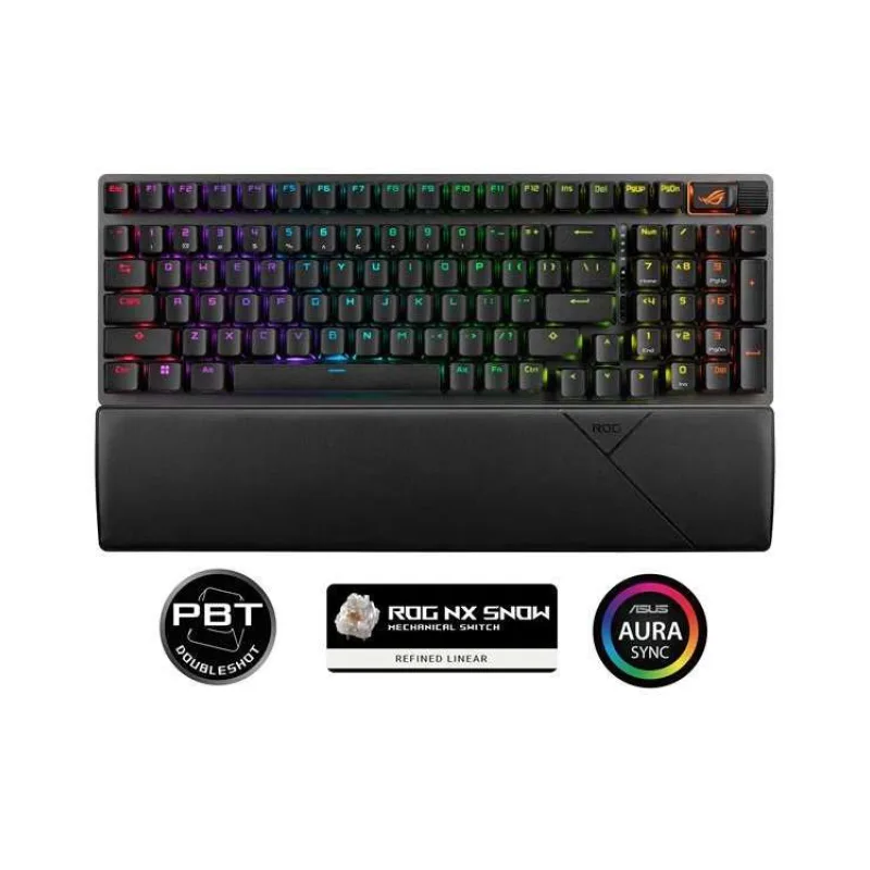 ASUS klávesnice ROG Strix Scope II 96 Wireless (ROG NX Snow) - CZ/SK (90MP037A-BKZA00)