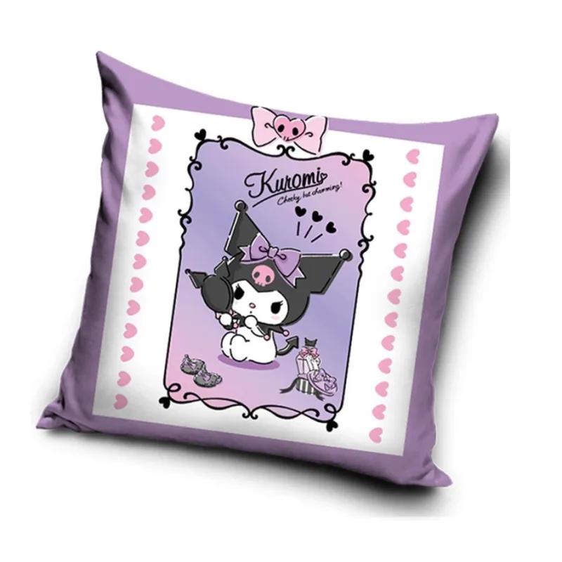 Detský vankúšik Kuromi Roztomilá Rebelka 40x40 cm