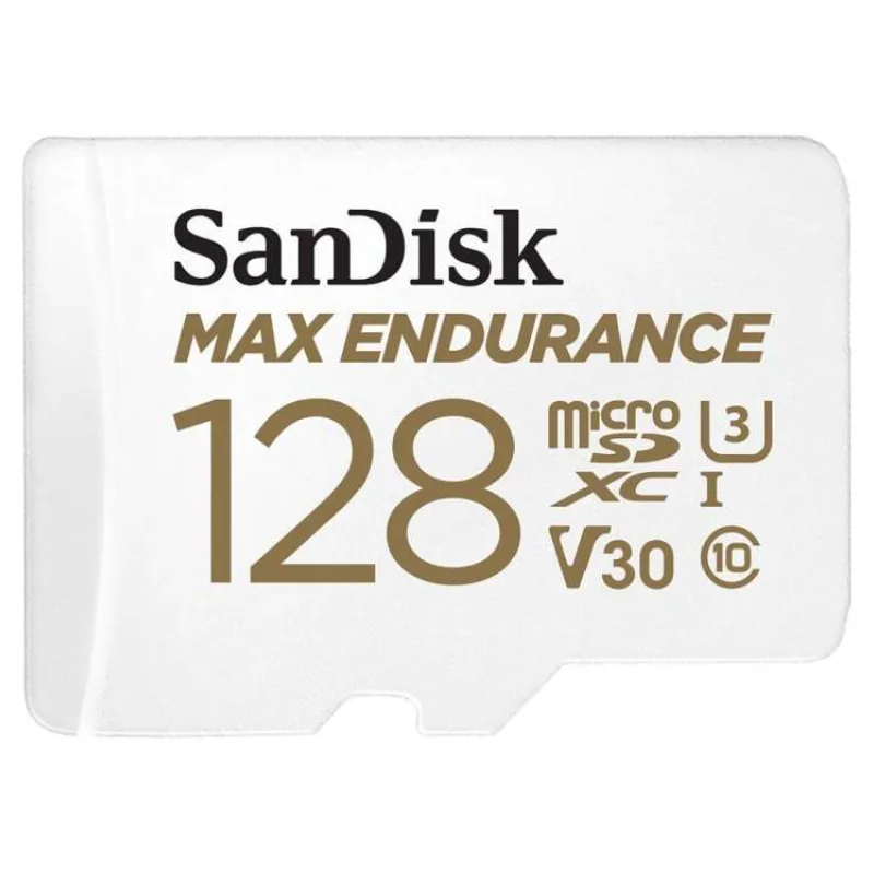 SanDisk MAX ENDURANCE microSDXC 128GB / C10, U3, V30 / 60,000 Hours / + SD Adaptér (SDSQQVR-128G-GN6IA)