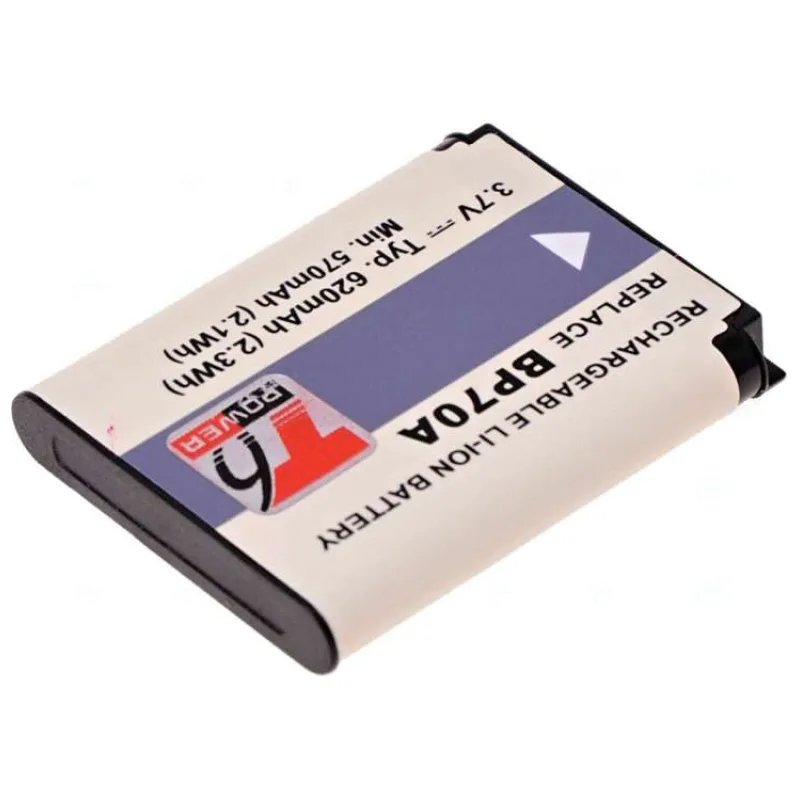 Baterie T6 Power Samsung BP-70A, BP70A, SLB-70A, 700mAh, 2,6Wh (DCSA0014)