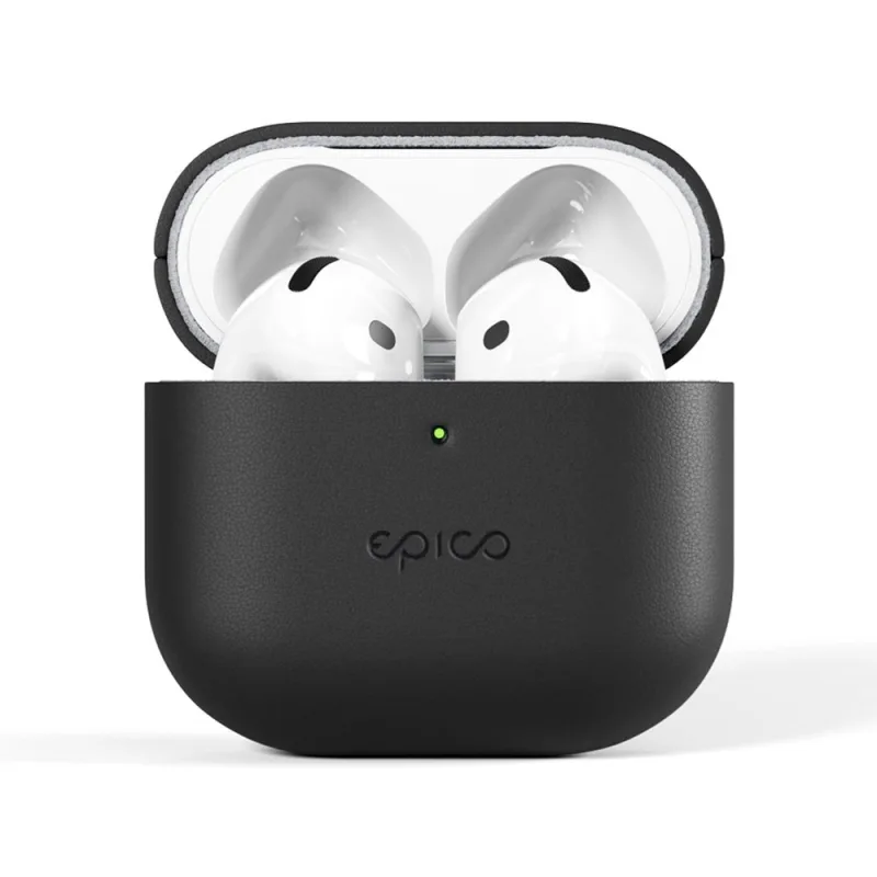 Epico kožené púzdro pre AirPods 4/ 4 s ANC - čierna 9911131300045