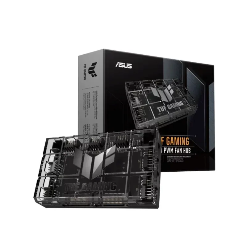 ASUS TUF GAMING ARGB FAN HUB, 6x ARGB Fan, 2x SATA, černá 90DA00C0…