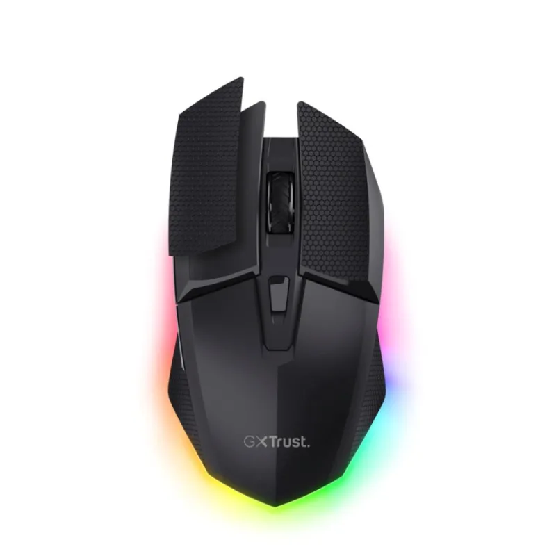 TRUST Myš GXT 122 Felox+, Bezdrátová, RGB, černá 25748
