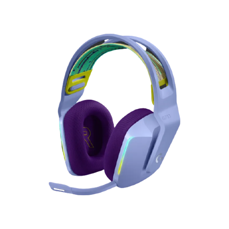 Logitech® G733 LIGHTSPEED Wireless RGB Gaming Headset - LILAC 981-000890