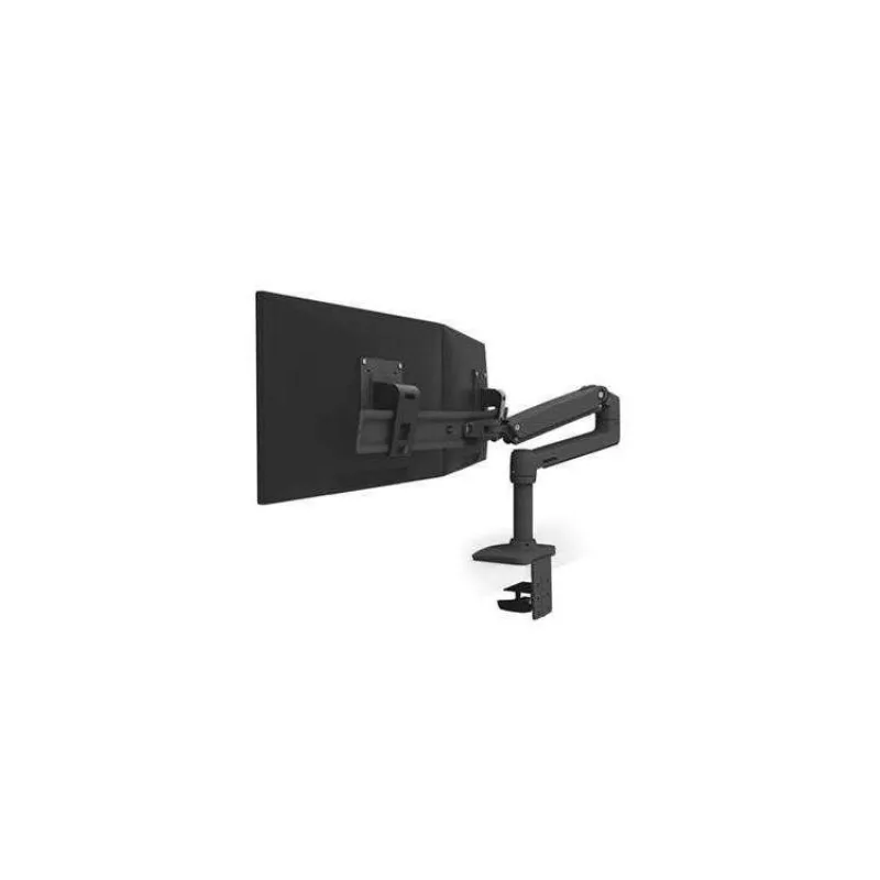ERGOTRON LX Desk Dual Direct Arm, matná černá , stolní rameno pro 2 monitry až 25" (45-489-224)