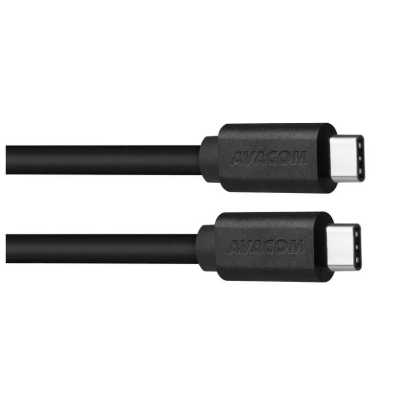AVACOM datový a nabíjecí kabel USB Type-C - USB Type-C, 40cm, černá (DCUS-TPCC-P04K)