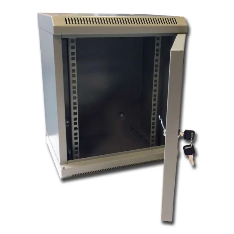 10" rack jednodielny 9U/280 DATACOM šedý Skl.dv. (7012)