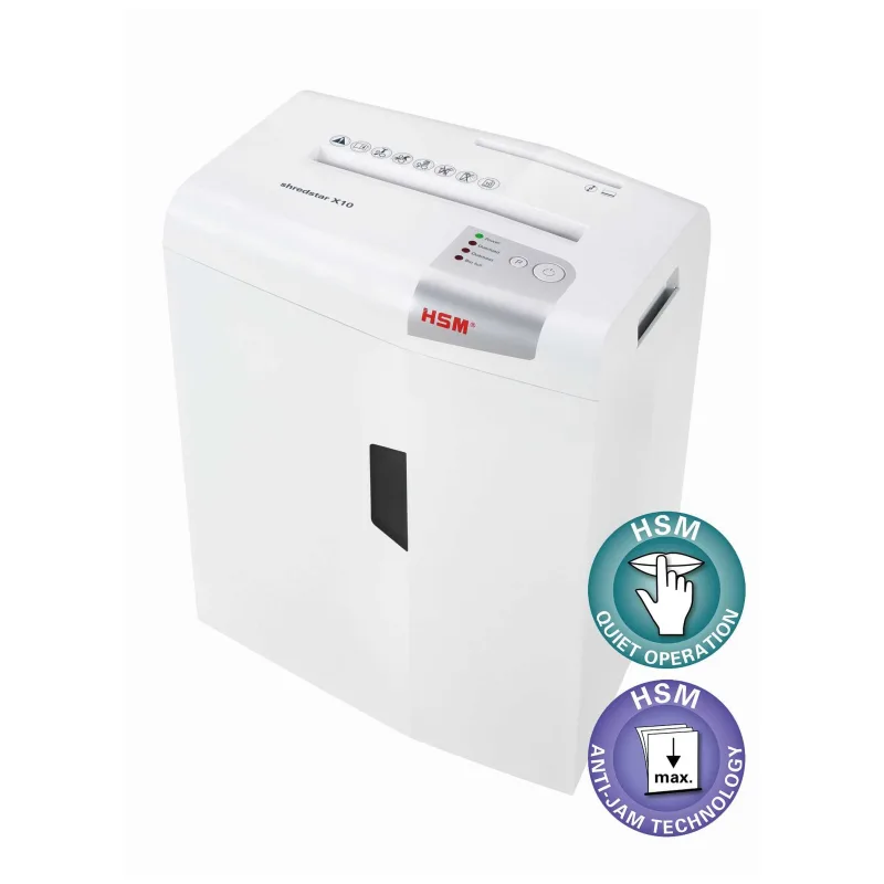 HSM ShredStar X10 White (veľkosť rezu 4, 5x30 mm, DIN P-4 (3)) SK00006w