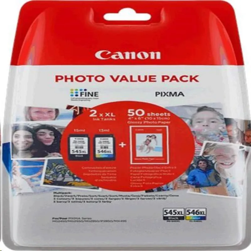Canon PG-545XL/ CL-546XL PHOTO VALUE SEC 8286B012