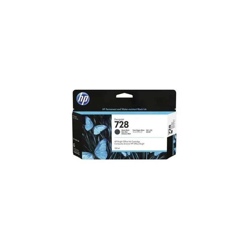 HP Ink Cartridge 728/Matte Black/130 ml (3WX25A)