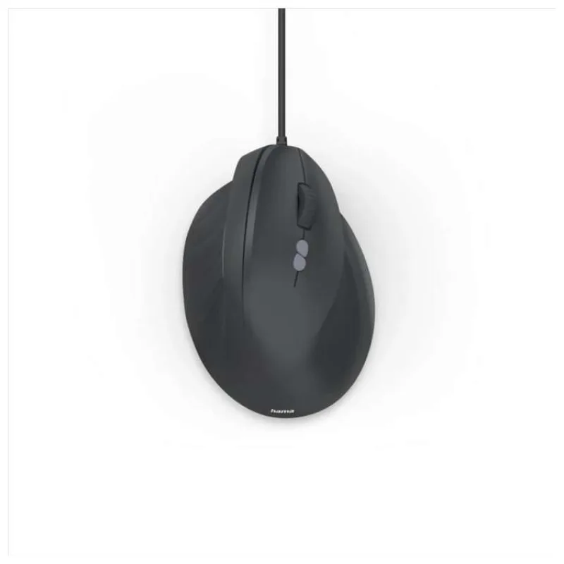 Hama vertikálna ergonomická káblová myš ECM-500R, pre pravákov, čierna (173086)