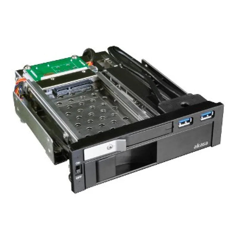 AKASA Lokstor M51 - 2.5 "a 3.5" HDD rack do 5, 25" AK-IEN-01